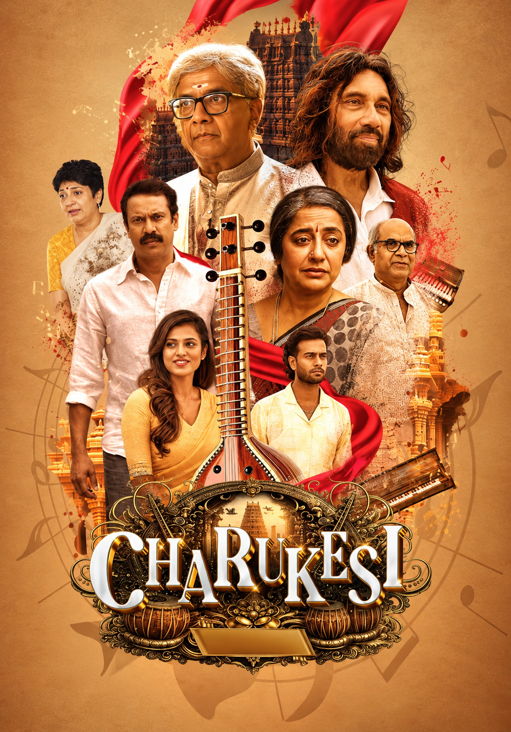 Charukesi (2026) (Hindi + Tamil) Dual Audio UnCut South Movie HD ESub